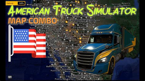 American Big Maps Combo For ATS 1 40 Incl Promods Canada Reforma C2C