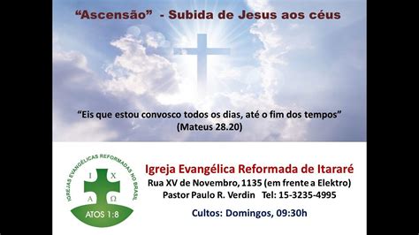 Ascensão Subida De Jesus Aos Céus Youtube