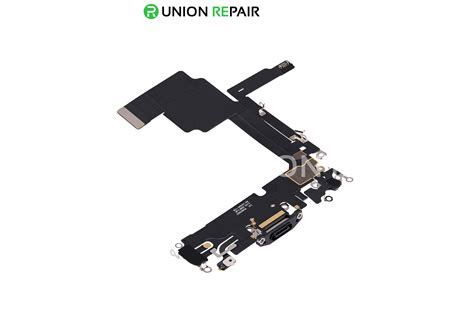 Replacement For Iphone 15 Pro Charging Port Flex Cable Black Titanium