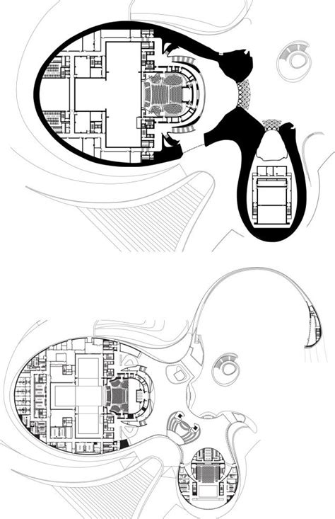 Harbin Opera House MAD Hufton Crow FF And GF Plans Mad Architects