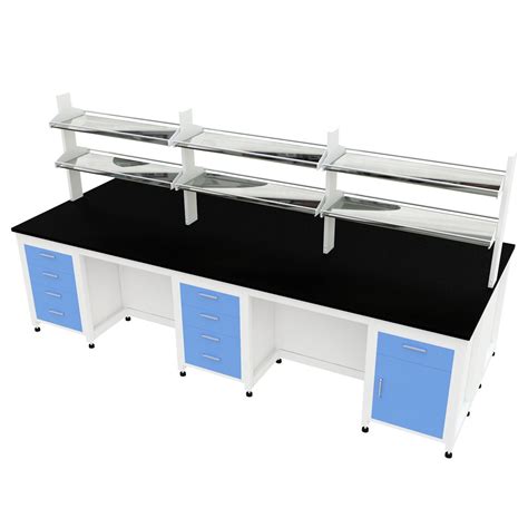chemical lab furniture  frame steel wood work benches epoxy resin lab