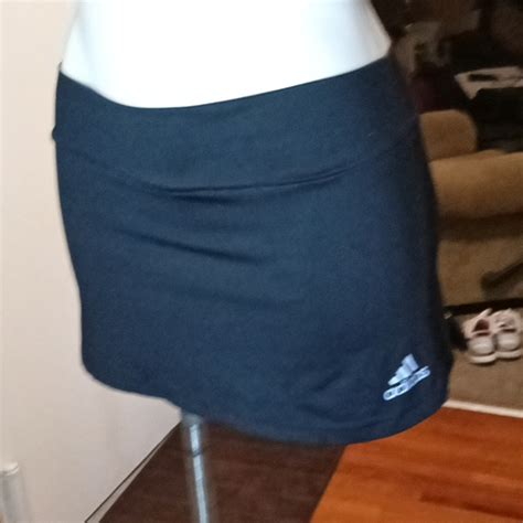 Adidas Skirts Adidas Black Mini Skirtskort Poshmark