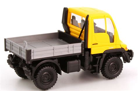 Mercedes Benz Unimog U400 Gelb Wiking 37201 In Der 1zu87 Modellauto