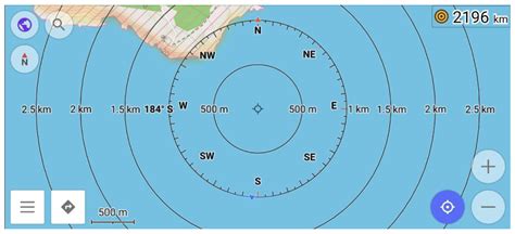 Radius Ruler And Ruler OsmAnd