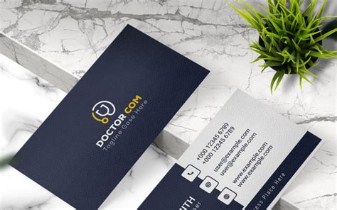 Doctor Business Card Template #374927 - TemplateMonster