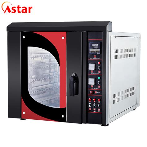 4 Trays Hot Air Convection Oven With Auto Steam And Timer Gas Oven For Astar Baking Oven