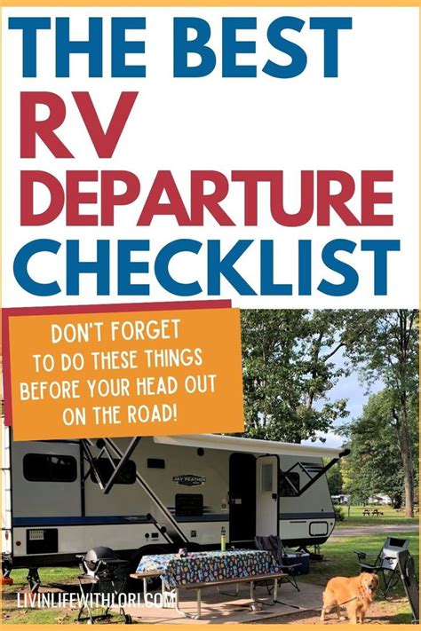 Rv Checklist Rv Trip Planner Road Trip Planning Travel Planner