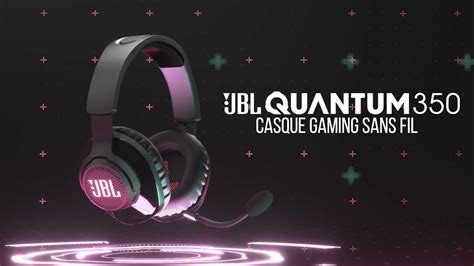 Jbl Quantum 350 Casque Gaming Pc Sans Fil Avec Micro Amovible Youtube