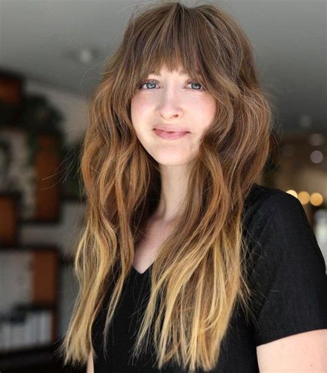 50 Most Trendy And Flattering Bangs For Round Faces In 2022 Hadviser