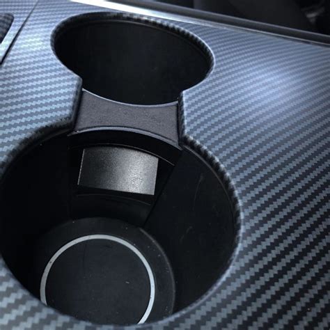 Accessories For Tesla Model Y 2022 Console Wrap Carbon Fiber Central