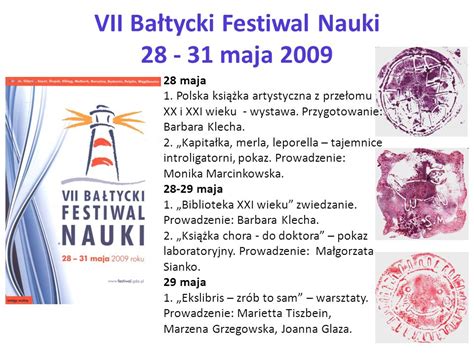 Ba Tycki Festiwal N A U K I Ppt Pobierz