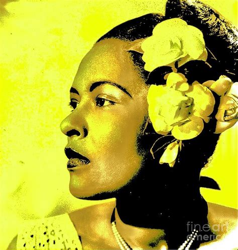 Billie Holiday Digital Art By Aziza Del Rosario Pixels