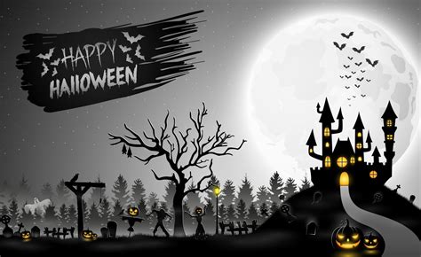 Cartoon halloween background 11062718 Vector Art at Vecteezy