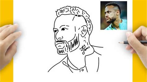 How To Draw Neymar Step By Step