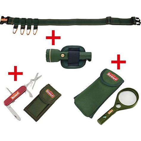 Scout Naturentdecker Set Tlg Gr N Pfadfinder Detektiv Koffer Etui