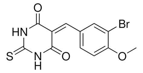 Bromo Methoxy Benzylidene Thioxo Dihydro Pyrimidine Dione