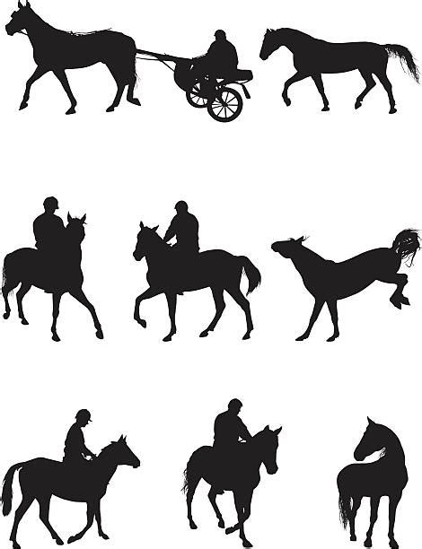 Horse Wagon Silhouette Illustrations, Royalty-Free Vector Graphics ...