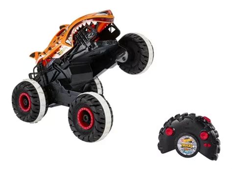 Hot Wheels Monster Trucks Tiger Tiger Shark Rc En Una Escala Color Multicolor Personaje Tiger