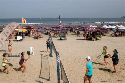 Santista De Beach Tennis Agita As Areias Do Boqueir O No S Bado