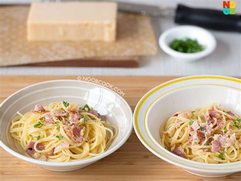 Spaghetti Carbonara With Cream