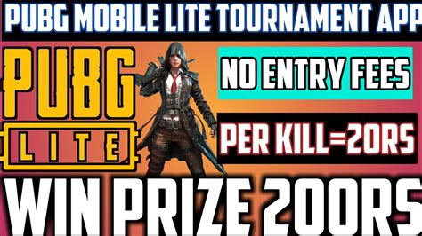 Pubg Lite Tournament App Free Entry New Tournament App For Pubg Mobile