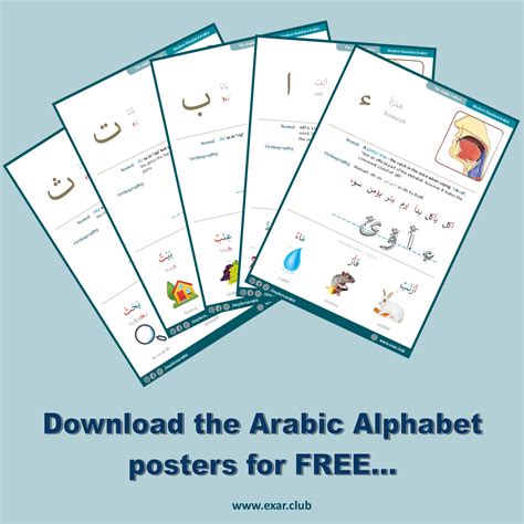 Download Arabic Alphabet posters | Explore Arabic