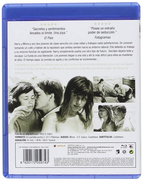 UN VERANO CON MONICA EDICION REMASTERIZADA BLU RAY