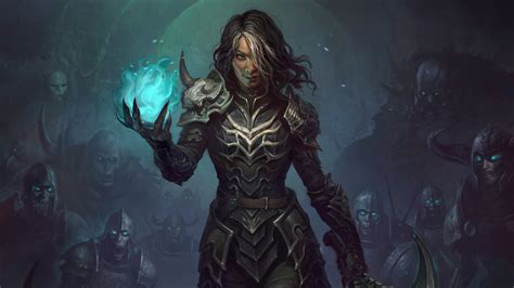 Necromancer Female Diablo K H Wallpaper Pc Desktop