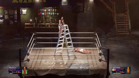 Wwe K Brie Bella Vs Nikki Cross In Bikini Match Full Gameplay