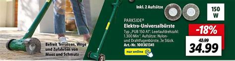 Parkside Elektro Universalb Rste Typ Pub A Angebot Bei Lidl