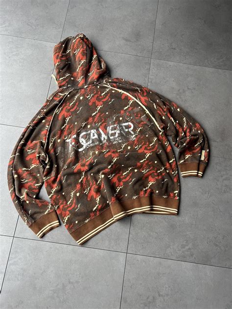 Rocawear Jay Z Rocawear Orange Tiger Camo Hoodie Grailed