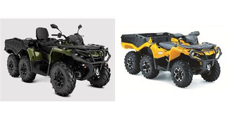 Motorrad Vergleich Can Am Outlander Max 6x6 XU 1000 T 2023 Vs Can Am