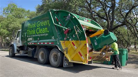 Waste Management Freightliner M2 McNeilus Rear Loader Garbage Truck