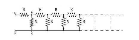 Homework And Exercises Equivalent Resistance In Ladder Circuit