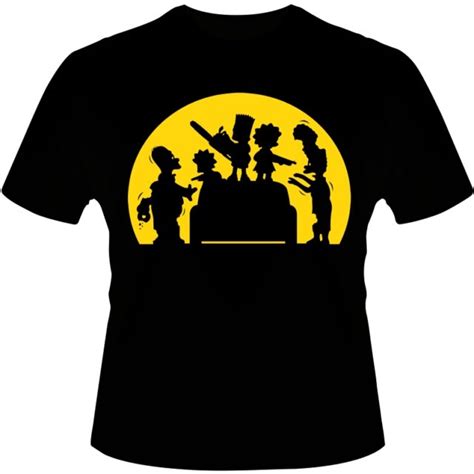 Arte Para Camiseta Os Simpsons Zombie Qualidesign