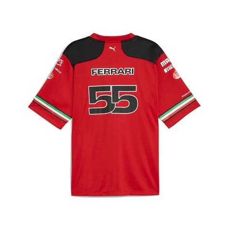 Scuderia Ferrari F1 Men S 2023 Team Football Jersey Red XS