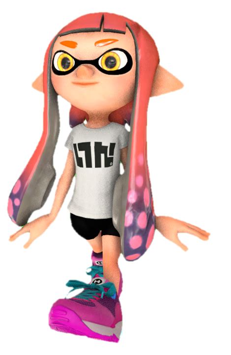 S1 Orange Inkling Girl Walking By Transparentjiggly64 On Deviantart