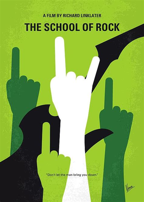 The School Of Rock, I Love School, Minimal Poster, Movie Posters ...