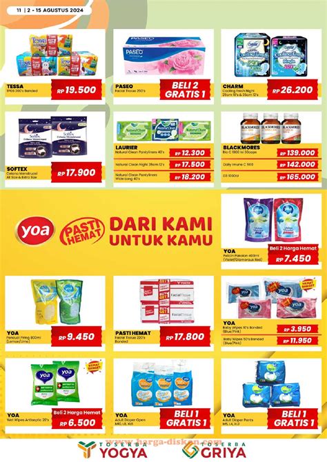 Harga Promo Toserba Yogya Katalog Yogya Terbaru Agustus