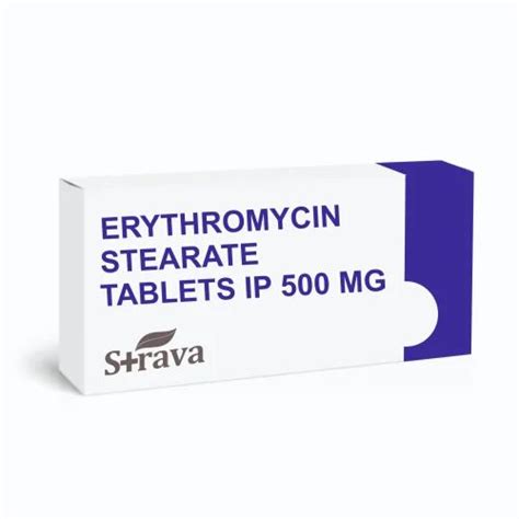 Erythromycin Stearate Tablets IP 500 Mg At Rs 50 Box Bavla ID