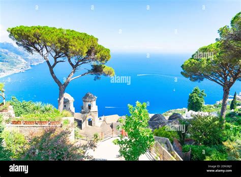 Ravello Village Amalfi Coast Of Italy Stock Photo Alamy