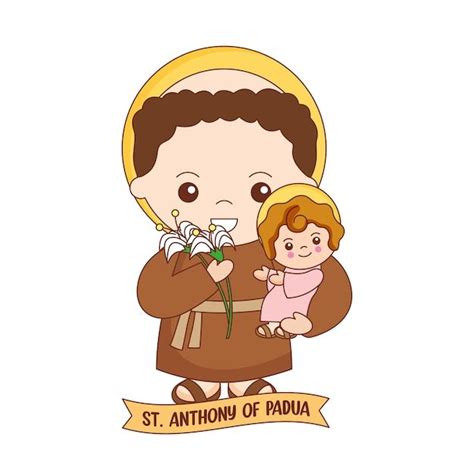 Santo antônio de pádua Premium Vector Freepik vector santo fundo