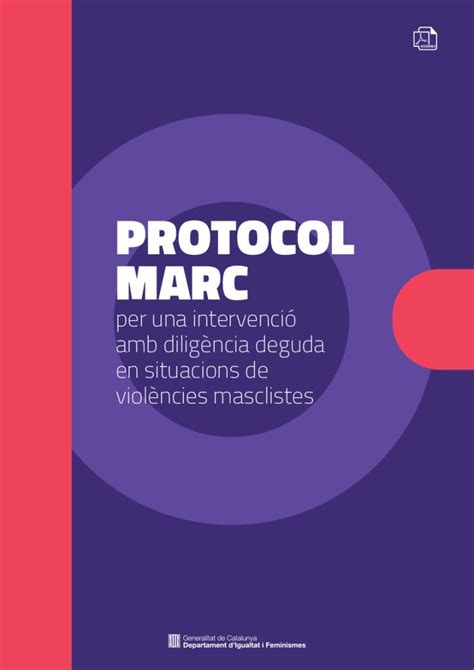 Protocolo Marco De Abordaje De Las Violencias Machistas En Catalunya