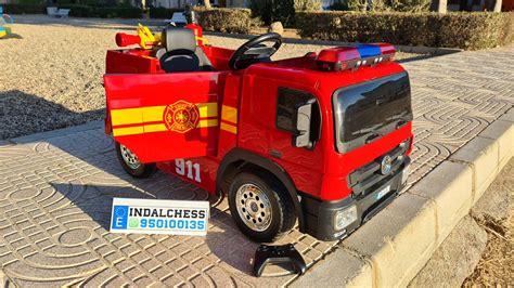 Venta Accesorios Para CamiÓn De Bomberos Infantil 12v Con Mando Rc