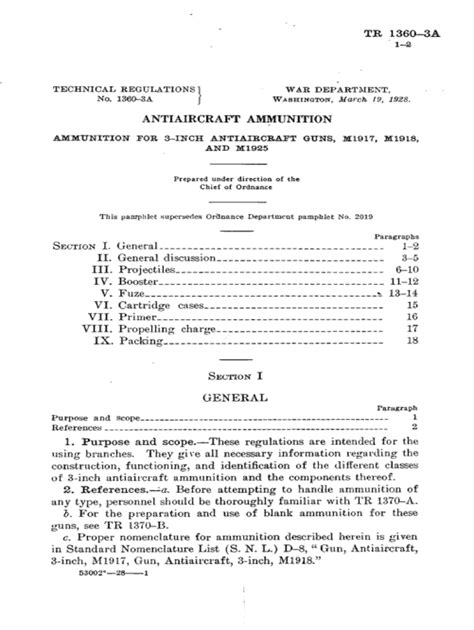 Fillable Online TM 9 1300 203 Ammunition For Antiaircraft Tank