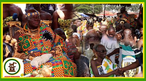 Otumfour Osei Tutu Ii Arrival To The Adae Kese In A Grand Style Also