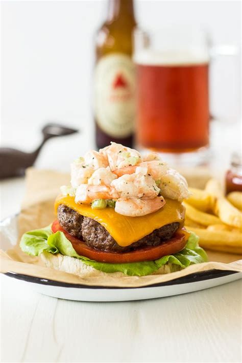 The Signature Beach House Surf N Turf Burger Home Burger Surf N