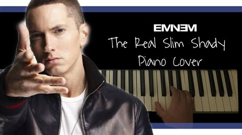 The Real Slim Shady Piano Cover Eminem Youtube