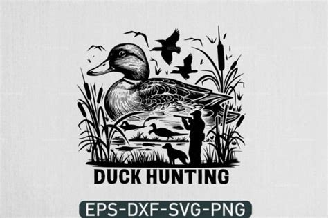 Duck Hunting Svg File Hunting Season Svg Graphic By Uzzalroyy9706