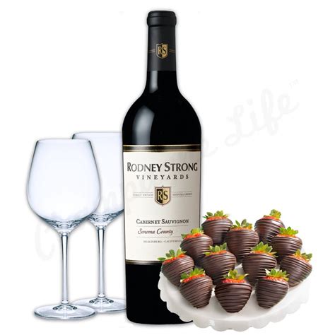 Introducing The Wine And Chocolate Covered Strawberries T Set Features Your Choice Of Wine